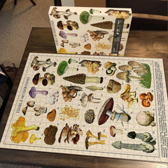 Vintage Mushroom Jigsaw Puzzle 1000 Pieces