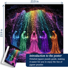 Glowing Cave Mystics Jigsaw Puzzle 1000 Pieces