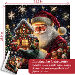 Santa's Magical Workshop Jigsaw Puzzle 1000 Pieces