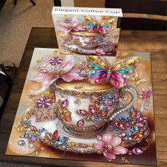 Elegant Coffee Cup Jigsaw Puzzle 1000 Pieces