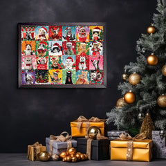 Weihnachtskatzen-Puzzle 1000 Teile