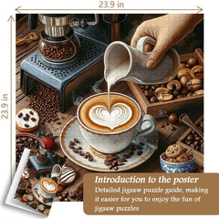 Coffee Art Jigsaw Puzzle 1000 Pieces