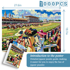 Horse Racing Event Jigsaw Puzzle 1000 Pieces