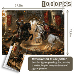 Autumn Castle Duel Jigsaw Puzzle 1000 Pieces