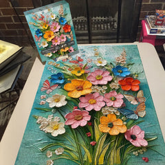 Frühlingsblumen Tanzpuzzle 1000 Stücke