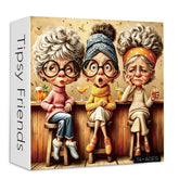 Tipsy Friends Puzzle 1000 Teile