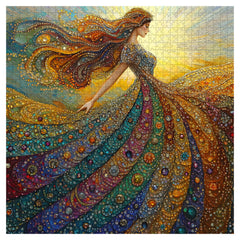 Gemstone Woman Jigsaw Puzzle 1000 Pieces
