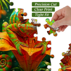 Regenwald-Chamäleon-Puzzle 1000 Teile