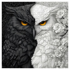 Yin Yang Eule Puzzle 1000 Teile