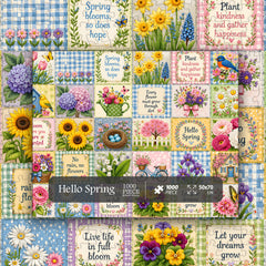 Hallo Frühling Puzzle 1000 Teile