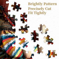 Retro-Ethnizitäts-Schönheits-Puzzle 1000 Teile