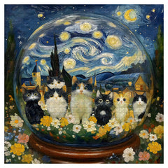 Katzen-Kristallkugel-Puzzle, 1000 Teile
