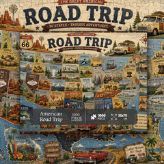 American Road Trip Jigsaw Puzzle 1000 Pieces