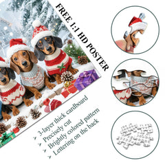 Santa's Pup Posse Jigsaw Puzzle 1000 Pieces