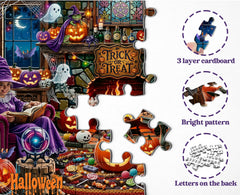 Halloween Hearth Jigsaw Puzzle 1000 Pieces