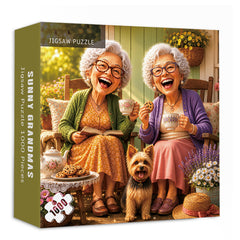 Sunny Grandmas Jigsaw Puzzle 1000 Pieces