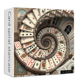 Card spiral staircase Jigsaw Puzzle 1000 Pieces