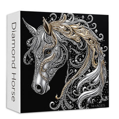 Diamantpferd-Puzzle 1000 Teile