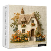 Embroidered Garden Cottage Jigsaw Puzzle 1000 Pieces