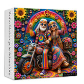 Boho Motorcycle Adventure Jigsaw Puzzle 1000 Pieces