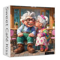 Sweet Café Kiss Puzzle 1000 Teile