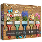 Faith Paint Brushes Puzzle 1000 Teile
