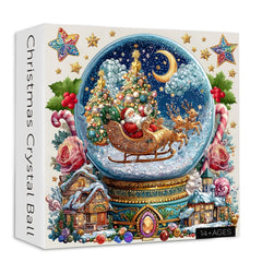 Weihnachtskristallkugel Puzzle 1000 Stücke