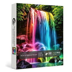 Neon Wildwood Stream Puzzle 1000 Teile
