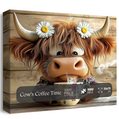 Cow's Coffee Time Puzzle 1000 Teile