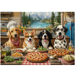 Lakeside Pizza Crew Puzzle 1000 Teile