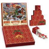 Weihnachtszeit Adventskalender Puzzle 1000 Teile