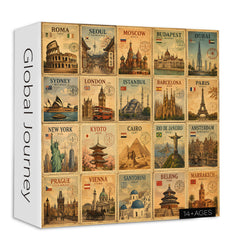 Global Journeys Jigsaw Puzzle 1000 Pieces