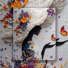 Schmetterlingsflüstern Puzzle 1000 Teile