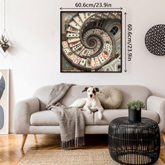 Kartenwipptreppenpuzzle 1000 Stücke