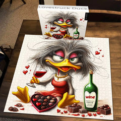 Lovestruck Duck Puzzle 1000 Teile