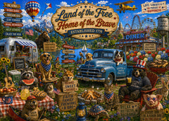 Land der kostenlosen Puzzle 1000 Teile