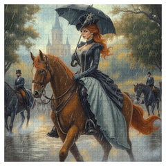 Die Dame im Regen Puzzle 1000 Teile