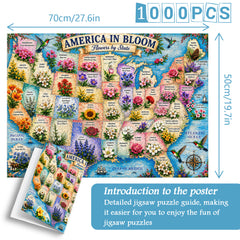 America in Bloom Jigsaw Puzzle 1000 Pieces