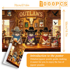 Saloon Kitties Puzzle 1000 Teile