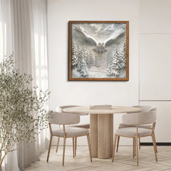 Eule im Schnee Puzzle 1000 Teile