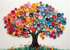 Tree of Button Jigsaw Puzzle 1000 Pieces