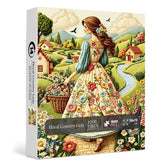 Puzzle „Blumenlanddame“, 1000 Teile