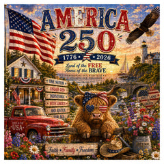 Patriotisches Hochlandkuh-Puzzle, 1000 Teile
