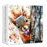 Mischievous Squirrel Jigsaw Puzzle 1000 Pieces