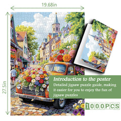 Blumenduftstadt-Puzzle 1000 Teile
