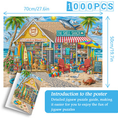 Shoreline Shop Jigsaw Puzzle 1000 Pieces