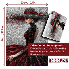 Red Phantom Jigsaw Puzzle 1000 Pieces
