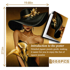 Golden Beauty Jigsaw Puzzle 1000 Pieces