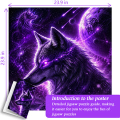 Nebula Wolf Soul Puzzle 1000 Teile
