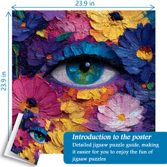 Blumenaugen-Puzzle 1000 Teile